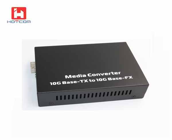 10B Base-T to 10G Base-X SFP+ slot Standalone 10Gigabit Ethernet Media Converter