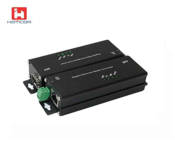 Industrial Microtype 10/100/1000Base-TX to 1000Base-FX SFP Ethernet Media Converter