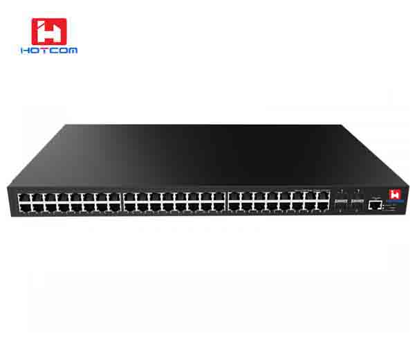 48x10/100/1000Base-T+4x10G SFP+ Layer 3 Managed Ethernet switch