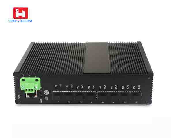 8-port 10G SFP+ Managed Industrial Ethernet Switch
