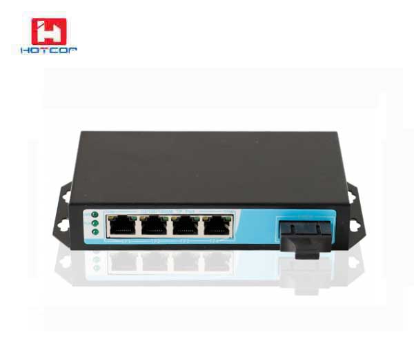 4port 10/100/1000M PoE+1port 1000M Fiber Ethernet Switch