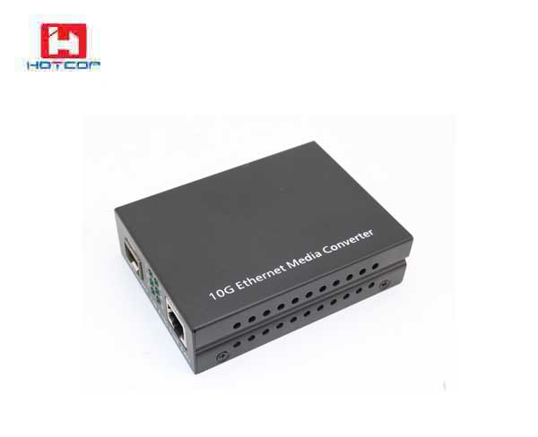 10G/5G/2.5G/1G/100M Copper to 10GBASE-X SFP+ Media Converter